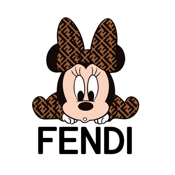 Minnie Mouse Fendi Logo SVG, Minnie Fendi Fashion svg, Disne - Inspire ...