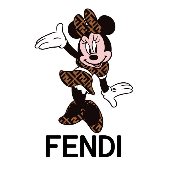 Minnie Mouse Fendi Logo SVG, Minnie Fendi Fashion svg, Disne - Inspire ...