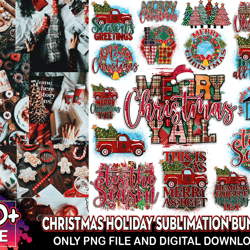 30 designs christmas holiday sublimation png bundle, christmas png, xmas png, merry christmas png, christmas holiday sub