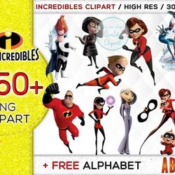 150 incredibles clipart png, disney png, walt disney png