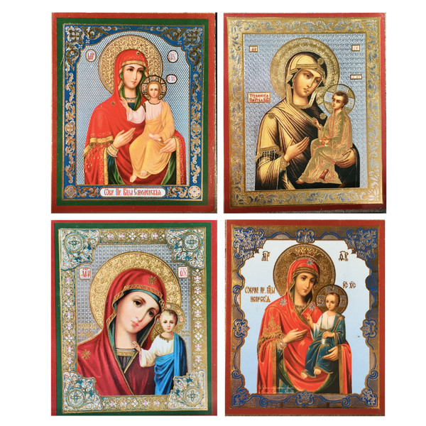 Russian Icons of the Mother of God - Hodegetria type of depiction