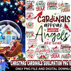 20 designs christmas cardinals sublimation png bundle, christmas png, cardinals png, xmas png, christmas