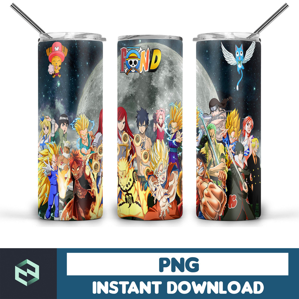 Anime Heroes Tumbler 20 oz Anime tumbler png, Anime Tumbler wrap , PNG Instant Download , 20oz Skinny Tumbler designs, Anime , Seamless Tumbler PNG (10).jpg