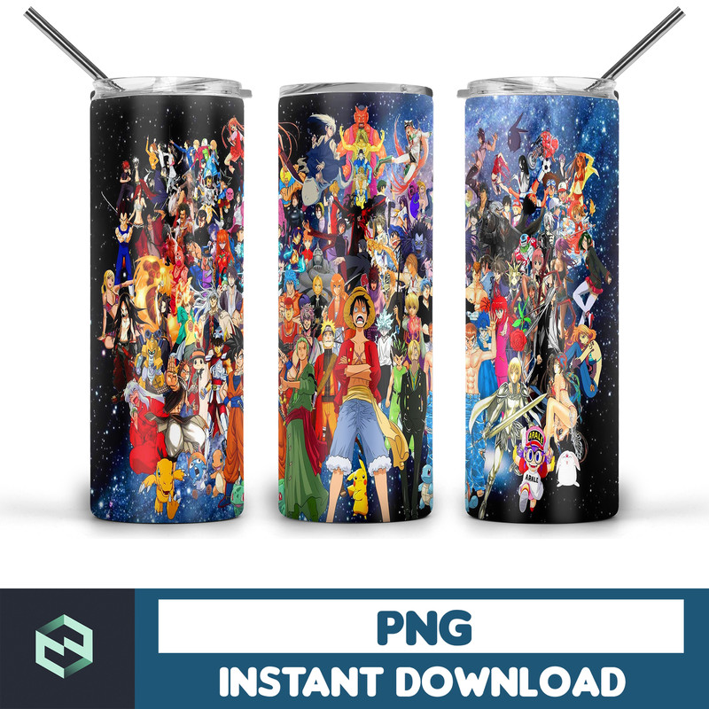 Anime Heroes Tumbler 20 oz Anime tumbler png, Anime Tumbler wrap , PNG Instant Download , 20oz Skinny Tumbler designs, Anime , Seamless Tumbler PNG (24).jpg