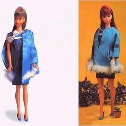 Barbie dress pattern in PDF Barbie coat pattern Barbie purse pattern doll dress, coat and purse Digital download PDF