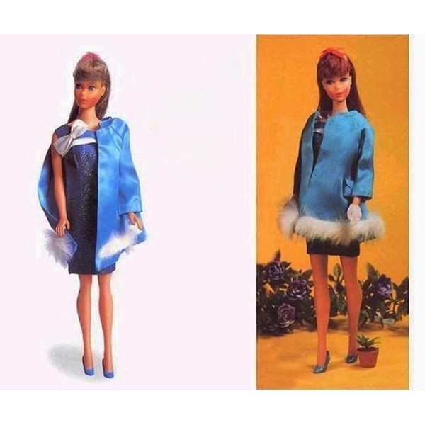 Barbie dress pattern in PDF Barbie coat pattern.jpg