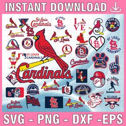 55 files st louis cardinals svg, cut files, svg files, baseball clipart, cricut,st,louis,cardinals svg, mlb svg clipart,