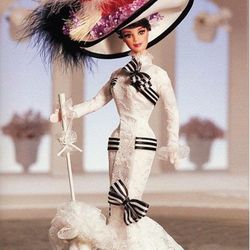 Barbie umbrella pattern Barbie doll victorian hat pattern Boho dress Sewing for doll Vintage Retro Digital download PDF