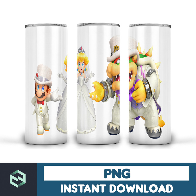 Mario DESIGNS 20oz Skinny Straight & Tapered, Template for Sublimation, Full Tumbler Wrap, PNG Intant Download (36).jpg