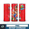 Mario DESIGNS 20oz Skinny Straight & Tapered, Template for Sublimation, Full Tumbler Wrap, PNG Intant Download (40).jpg