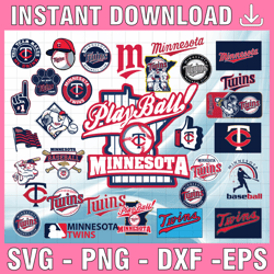 33 files minnesota twins svg, cut files baseball clipart, cricut minnesota, twins svg cutting files, mlb svg, clipart, i