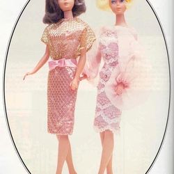 Barbie overdress underdress pattern in PDF Barbie doll clothes pattern doll dress pattern Digital download PDF