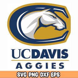 University of California SVG, Davis UC Davis Aggies NCAA Collegiate 4 Inch Vinyl Decal SVG
