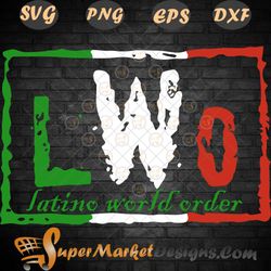 Top lwo latino world order tank svg png dxf eps