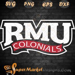 Colonials distressed primary robert morris university svg png dxf EPS