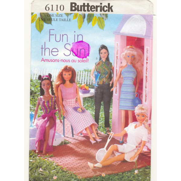 Butterick 6110 barbie doll clothes pattern.jpg