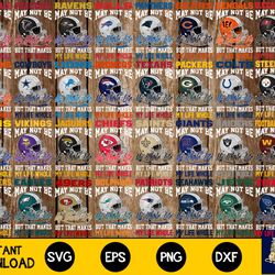 Bundle NFL, HELMET NFL svg eps dxf png file,32 team nfl svg eps png, for Cricut, Silhouette, digital, file cut
