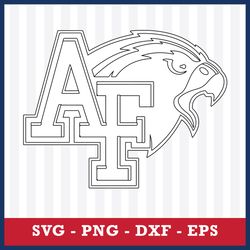 logo air force falcons 2 svg, ncaa svg, sport svg, png dxf eps digital file
