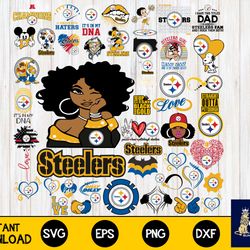 Pittsburgh Steelers Bundle svg, Pittsburgh Steelers Nfl svg, for Cricut, Silhouette, digital, file cut