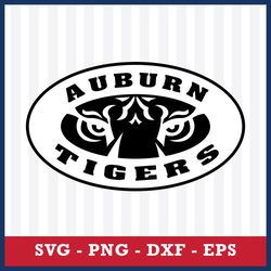 logo auburn tigers 3 svg, ncaa svg, sport svg, png dxf eps file