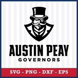 logo austin peay governors 3 svg, ncaa svg, sport svg, png dxf eps file