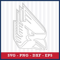 logo ball state cardinals 3 svg, ncaa svg, sport svg, png dxf eps file