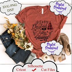 merry christmas ya filthy animal svg file, cut file, merry christmas svg, ya filthy animal svg, animal funny shirt png