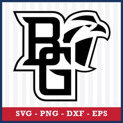 logo bowling green falcons 5 svg, ncaa svg, sport svg, png dxf eps file