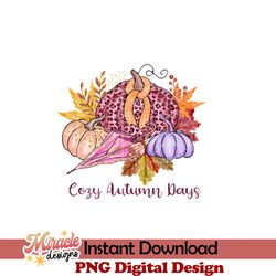 cozy autumn days sublimation