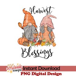 harvest blessings sublimation