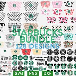 starbucks brand 24oz svg, starbucks fashion brand svg, starbucks glam baby svg, starbucks logo disney svg