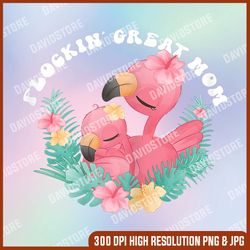 womens great mom mothers day funny pink flamingo mama momma png, pink flamingo mama png, mother day png, png file , png