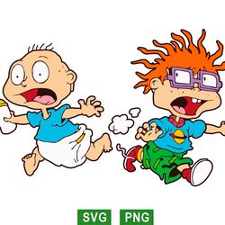 rugrats tommy svg, rugrats phil and lil svg, rugrats tv svg png