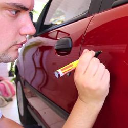 car scratch eraser pen | paint pen to magically conceal scratches on car | odorless diy pen for minor car scratches