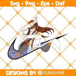 Kurisu Makise x Nike Logo SVG Steins Gate TV Series Anime TV Series Animation Svg, File For Cricut