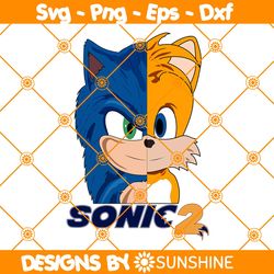 Movies Sonic 2 Svg, Sonic 2 Svg, Sonic the Hedgehog Trio Svg, File For Cricut