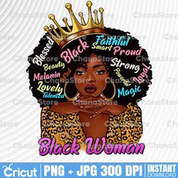 black girl png, african american girl magic png, floral melanin afro queen png | beautiful black queen juneteenth png