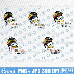 black history png bundle, i am black history, black power, black history month png, black pride png, black woman
