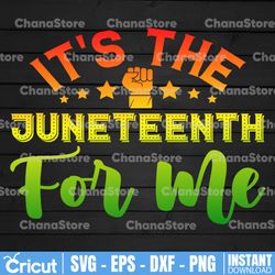 it's the juneteenth for me svg, juneteenth 1865 black history svg, black women gift