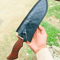 WildernessMasterpiece CustomHandmadeCarbonSteelHuntingKnifeandSurvivalKit 6jpg