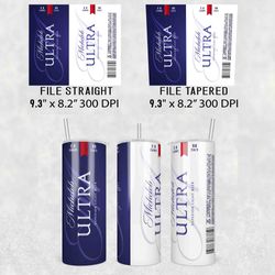 Michelob ultra beer Tumbler Wrap, 20oz Skinny Tumbler Designs, Michelob ultra beer Tumbler Wrap Png, michelob ultra beer