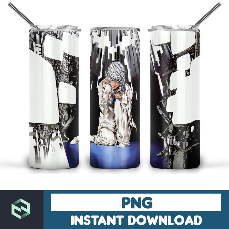 Death Note tumbler design, 20 oz skinny tumbler design, sublimation image, tumbler wrap, Death Note cup, Death Note sublimation, tumbler (13).jpg