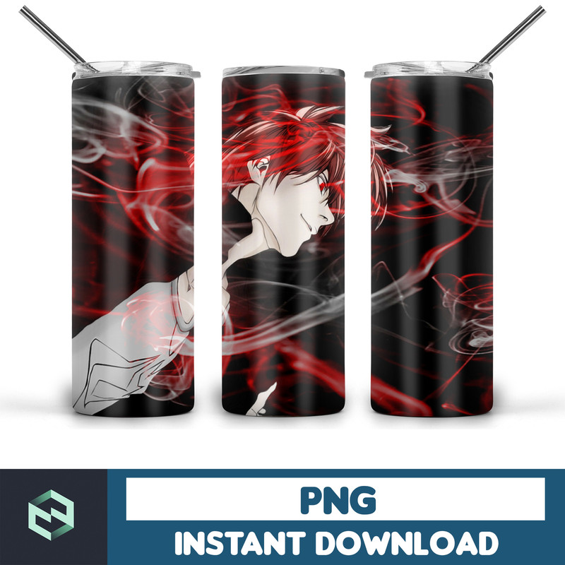 Death Note tumbler design, 20 oz skinny tumbler design, sublimation image, tumbler wrap, Death Note cup, Death Note sublimation, tumbler (40).jpg