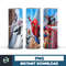 Spiderman tumbler design, 20 oz skinny tumbler design, sublimation image, tumbler wrap, Spiderman cup, Spiderman sublimation, tumbler design (5).jpg