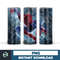 Spiderman tumbler design, 20 oz skinny tumbler design, sublimation image, tumbler wrap, Spiderman cup, Spiderman sublimation, tumbler design (9).jpg