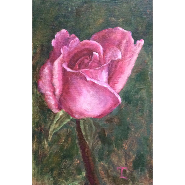 Rose oil painting flowers 10x15cm 1.jpg