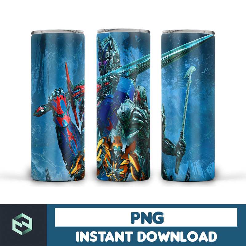 Transformers tumbler design, 20 oz straight and taper tumbler design, sublimation image, tumbler wrap transformers sublimation (22).jpg