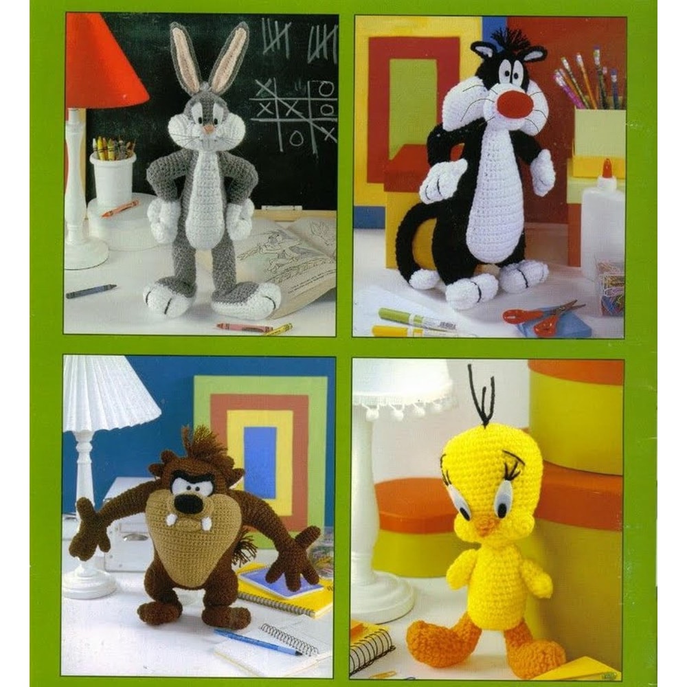 Bugs Bunny, Taz, Sylvester and Tweety Crochet patterns.jpg