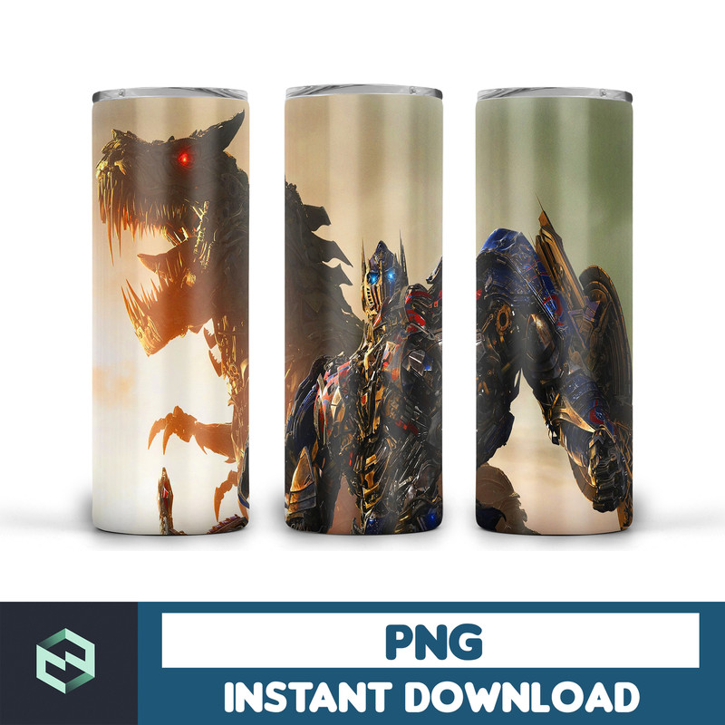 Transformers tumbler design, 20 oz straight and taper tumbler design, sublimation image, tumbler wrap transformers sublimation (26).jpg