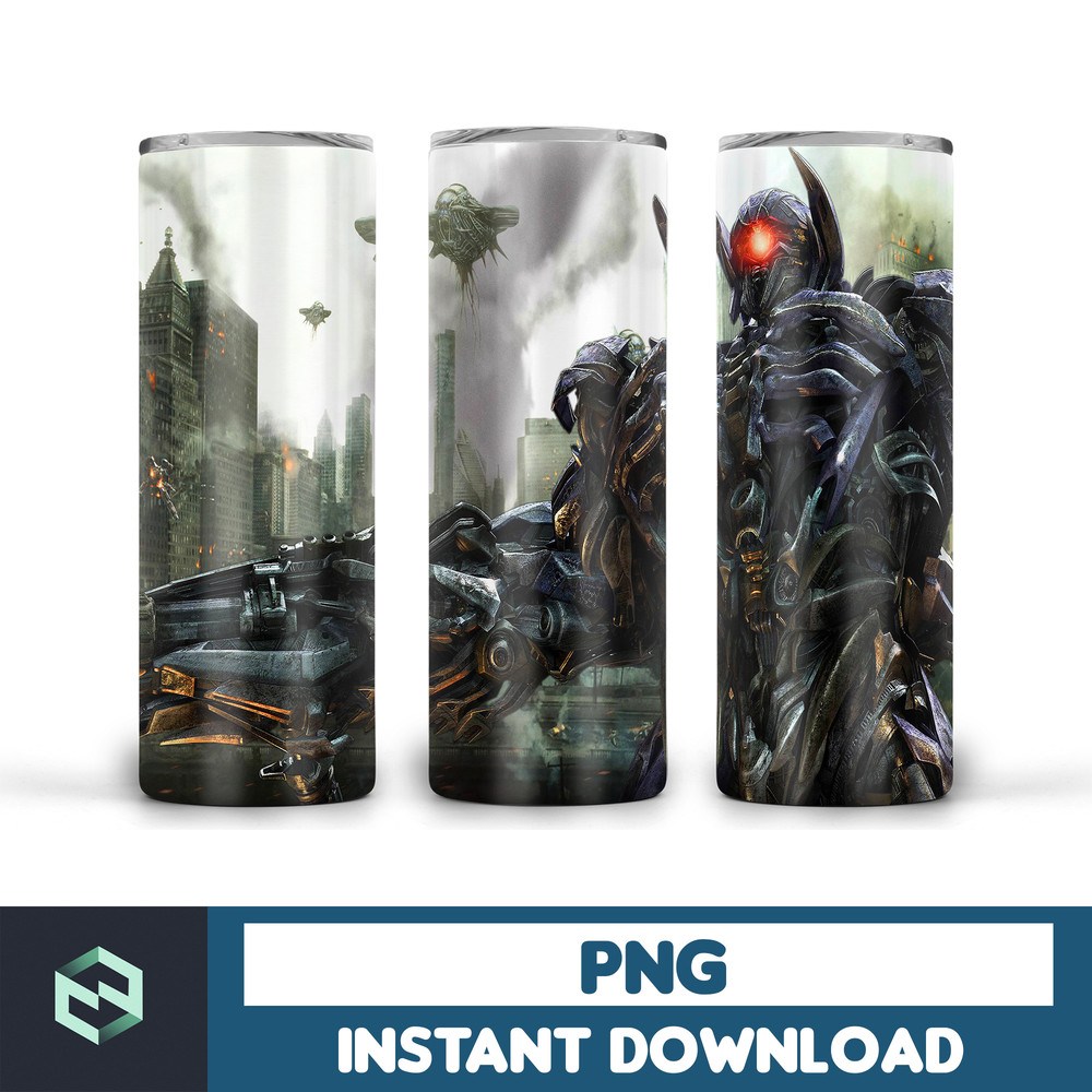 Transformers tumbler design, 20 oz straight and taper tumbler design, sublimation image, tumbler wrap transformers sublimation (34).jpg